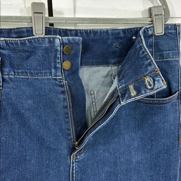 Ann Taylor High Waisted Jeans Size 14 Easy Care Straight - Picture 9 of 12